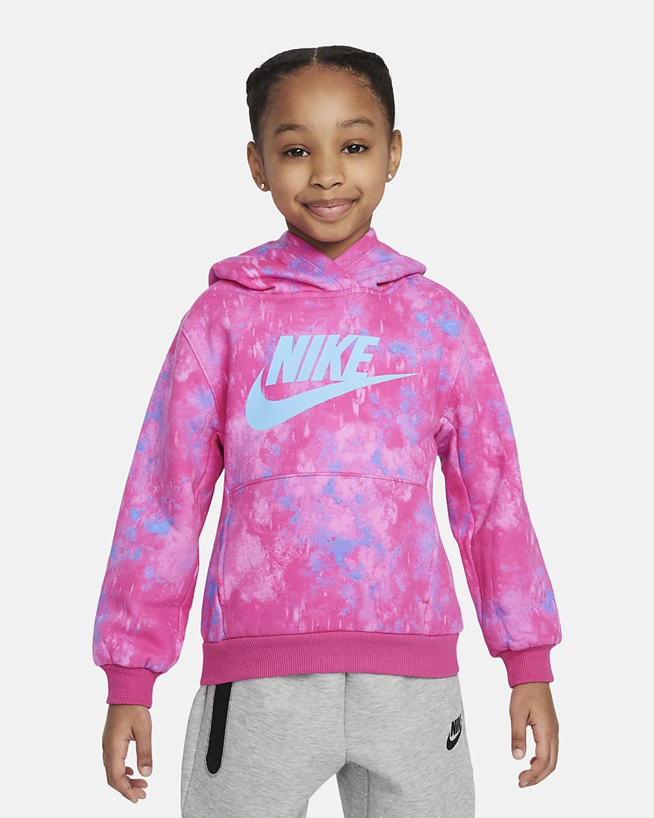 Sudadera sin cierre Club estampada para ninos de preescolar Nike. Nike MX